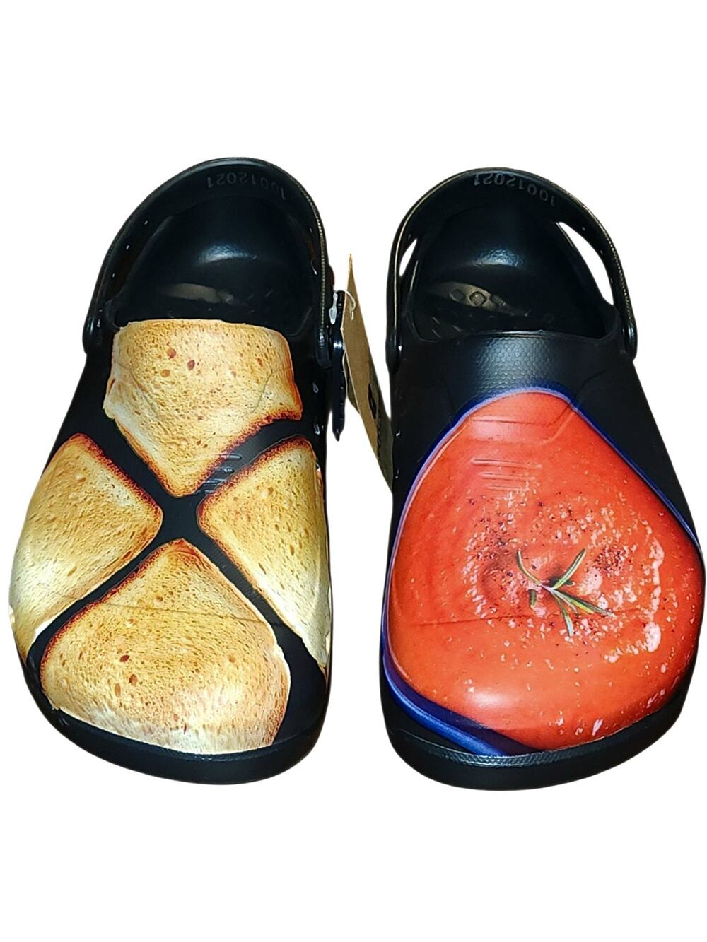 Shoes For Crews Mens 7 Womens 9 Zinc Clogs Water Resistant Zink-Toast+Soup NWT